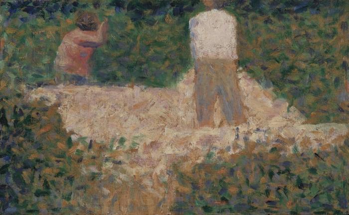 Georges Seurat Two Stonebreakers Germany oil painting art